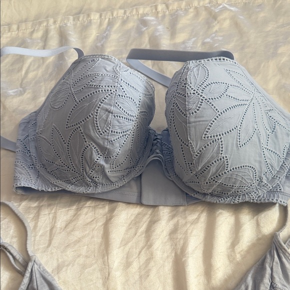 Aerie Boho baby doll top and Bra xxl blue - Picture 4 of 6